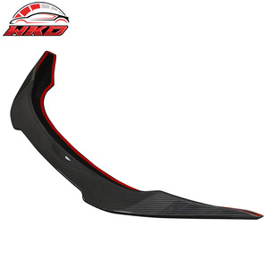 Convient pour Toyota GR Supra A90 A91 2020-2026 Aileron de coffre style V Noir brillant Fibre de carbone sèche - Product Image 4