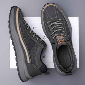 Sandales décontractées pour hommes, couleur kaki, à semelle plate, respirantes, à enfiler, pour la conduite, taille adulte 112 - Product Image 2