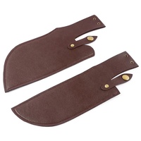 Étui en cuir PU pour couteau de boucher, protection pour couteau de cuisine avec couteau de 8 pouces avec boucle ronde