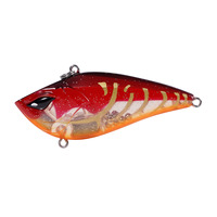 Leurre de pêche Lipless Crankbait à vibrations silencieuses, à aileron carré large, pour la pêche à la perche et au snapper en rivière, lac et ruisseau, en ABS