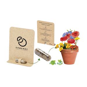 Kit di Semina Ecologico con Semi di Fiori Selvatici in Capsule per Aziende - Product Image 1