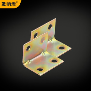 Support d'angle en acier galvanisé à 90 degrés, couleur zinc, pour quincaillerie de mobilier - Product Image 2