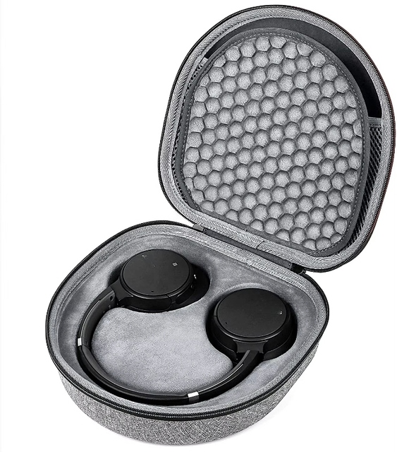 Durable Custom EVA Case for P9 Pro Wireless Headphones Hard Shell Zipper Storage Bag with Noise Cancelling Protection Bag