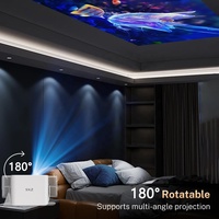 Proyector de Video Inteligente Vidaa-TV Oficial Nativo 1080P, 1000ANSI, Alto Lumen, Cine en Casa, Teléfono, Tableta, Proyector 4K