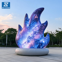 Modèle gonflable publicitaire Galaxie Flamme, Ciel Étoilé, pour scène et événements
