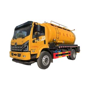 Camion d'aspiration des eaux usées diesel Dongfeng 4*2 Euro 5, camion d'aspiration des eaux usées à haute pression, camion d'aspiration des eaux usées spécial - Product Image 1