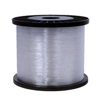 Ligne de pêche en nylon avec monofilament super transparent, adaptée à la pêche en mer/pêche en bateau, diamètre de 0,8 mm à 2,5 mm