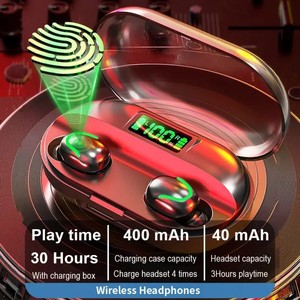 Auriculares inalámbricos intrauditivos de buena calidad, auriculares BT5.0, auriculares estéreo de graves profundos, accesorios para teléfono, auriculares con cancelación de ruido, diente azul - Product Image 2