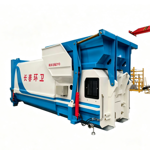 Station de compression automatique pour déchets de cuisine, station de traitement des déchets, camion benne à déchets - Product Image 1