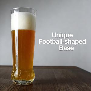 Verre à bière de <span class=keywords><strong>football</strong></span> 400 ml – Tasse à bière, verre à pinte pour bar et <span class=keywords><strong>pub</strong></span>, verre à boisson, verre highball, verre à pilsner - Product Image 3