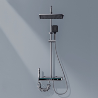 Meilleure vente en stock : Ensemble de douche thermostatique à touches piano, 4 modes, 4 sorties, jet doux, chromé – Le favori d'Europe et d'Amérique