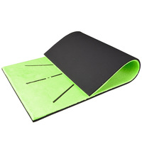 Tapis de golf en gros avec détection de trajectoire d'impact et entraînement de la trajectoire de swing, 60x30cm, en matériau SBR pour la pratique de golf en intérieur/extérieur