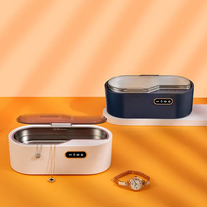 Pulitore ultrasonico degli strumenti di trucco dei gioielli dell'orologio personale della macchina per la pulizia portatile della famiglia