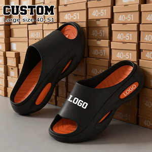 ファッションデザイン カジュアル 厚底 40-51 特大 ラージサイズ 14 カスタム スポーツ EVA スライド サンダル スリッパ ロゴ入れ可 メンズ レディース - Product Image 1
