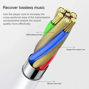 Tai nghe nhét tai có dây USB-C chính hãng, dành cho iPhone 15 Pro Max, tích hợp micro, điều khiển rảnh tay, dành cho Apple 15 - Product Image 4