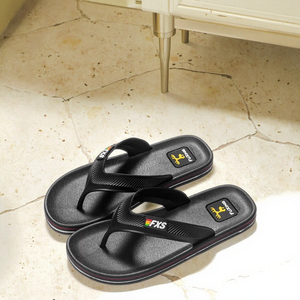 YUHUI hommes été tongs pantoufles nouvelle mode antidérapant semelles épaisses doux respirant <span class=keywords><strong>PVC</strong></span> pour extérieur plage maison salle de bain utilisation - Product Image 1