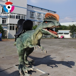 Coche de pedal para <span class=keywords><strong>adulto</strong></span> con forma de dinosaurio y un asiento - Product Image 3