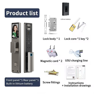 TYSH Palm View 3d Face Recognition Smart Door <strong>Lock</strong> Automatic Biometric Fingerprint Card Wifi App Security Camera <strong>Digital</strong> <strong>Locks</strong> - Product Image 6