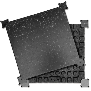 Tapete <span class=keywords><strong>de</strong></span> Goma Profesional para <span class=keywords><strong>Gimnasio</strong></span>, 100*100cm, <span class=keywords><strong>Material</strong></span> EPDM SBR, Protector <span class=keywords><strong>de</strong></span> Piso <span class=keywords><strong>de</strong></span> 15mm, para Uso Doméstico y Comercial - Product Image 5