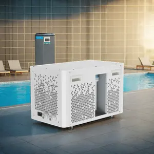 ICEGALAX actualizado 1/2HP enfriador de agua de inmersión fría máquina enfriadora de baño de hielo frío 0.5Hp con generador de ozono