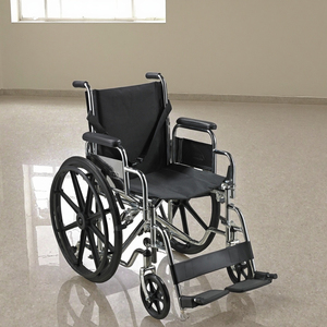Fauteuil roulant AOLIKE CE ISO en acier bleu confortable et fonctionnel pour personnes handicapées, prix d'usine - Product Image 3