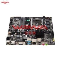 Placa Base Mini ITX H81 Personalizada/OEM, Compatible con Procesadores de 4.ª Generación I3 I5 I7, DDR3*2, SATA2, LGA1150, PC de Escritorio Todo en Uno, Capacidad de RAM de 128 GB