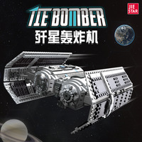 Jie Star Tie Bomber M01709 Blocs de construction en plastique Modèle Jouet éducatif d'assemblage pour enfants 1010 pièces Ensemble sportif Unisexe 8-13 ans