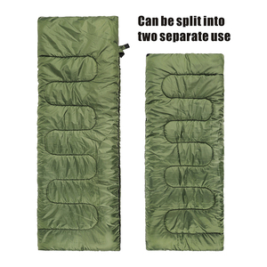HOMFUL 3 Stagione di Campeggio Leggero Doppio <span class=keywords><strong>Sacco</strong></span> A <span class=keywords><strong>Pelo</strong></span> Impermeabile per la vita all'aria aperta e in viaggio - Product Image 4