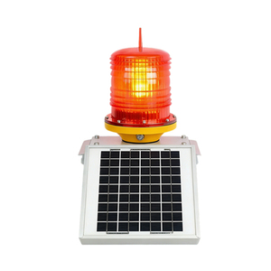 Luz de Obstrucción de Aviación LED Solar |   Baliza de Advertencia para Edificios Altos, Torres de Señalización, Puentes y Campanillas - Product Image 1