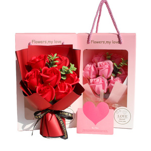 Confezione <span class=keywords><strong>Regalo</strong></span> con 7 Rose di Sapone, Souvenir Artigianale per <span class=keywords><strong>San</strong></span> <span class=keywords><strong>Valentino</strong></span>, Festa della <span class=keywords><strong>Donna</strong></span> e Altre Festività - Product Image 5