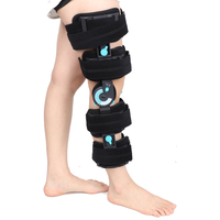 Attelle de genou réglable pour fracture, attelle de genou articulée ACL avec ROM