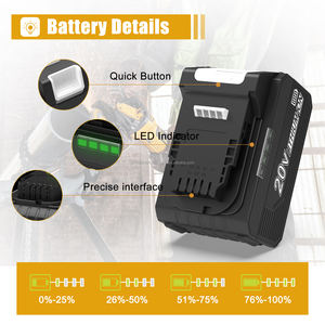 De-walt <span class=keywords><strong>20</strong></span> В, оптовая продажа, сменная аккумуляторная батарея, совместимая с DCB200 DCB204 DCB205 DCB206 беспроводными инструментами - Product Image 3