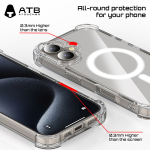 Venta Directa <span class=keywords><strong>de</strong></span> Fábrica ATB <span class=keywords><strong>de</strong></span> Fundas Transparentes a Prueba <span class=keywords><strong>de</strong></span> Golpes para Celular al por Mayor para iPhone 17 - Product Image 4