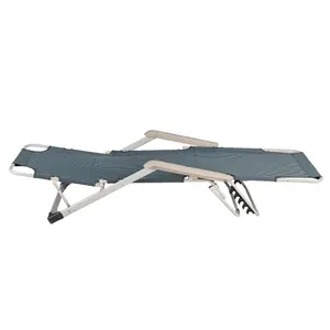 Goedkope Hete Verkoop Universele Metalen Opvouwbare Strandstoel Outdoor Opvouwbare Campingbed