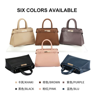 2025 Trendy Ladies Custom LOGO Designer PU Leather Sling <strong>Bag</strong> Single Strap Casual Tote Shoulder Handbag - Product Image 4