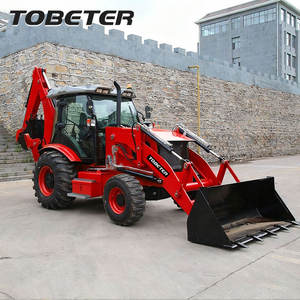 Tobeter Fácil Uso Agrícola Retroescavadeira Carregador Mini Irrigação Amaragem Labor Saving 4Wd Equipm - Product Image 2