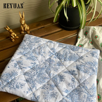 Nuevo diseño a prueba de golpes Cute Streak Soft Cotton Tablet Notebook Pouch Puffy Laptop Sleeve Funda protectora Bolsa se puede personalizar