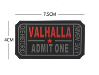 Valhalla Différents Styles PVC Patches Stick on Soccer Costumes Applique Vêtements Patch en Caoutchouc pour Chapeaux et Pantalons