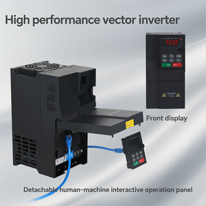 Convertidor de Frecuencia de China 50/60 Hz SU700, Variador de Frecuencia Vectorial VFD 4KW 5.5KW para Motor Trifásico 380V - Product Image 2