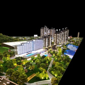 Modèle de bâtiment immobilier haut de gamme personnalisé, modèle de bâtiment résidentiel, conception et production de maquettes à l'échelle, service tout-en-un - Product Image 2