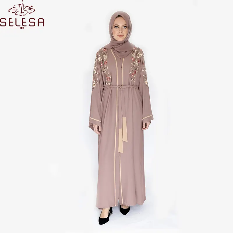 Vestido abaya abaya do paquistão no dubai, atacado musculino aberto vestido abaya 2020