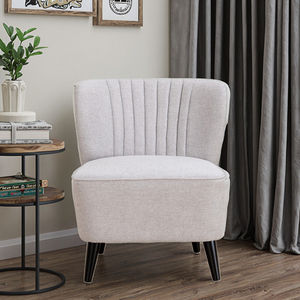 Sedia di accento di velluto bianco moderno <span class=keywords><strong>per</strong></span> l'home Office da pranzo ristorante soggiorno sale d'<span class=keywords><strong>attesa</strong></span> comoda poltrona <span class=keywords><strong>per</strong></span> il tempo libero - Product Image 4