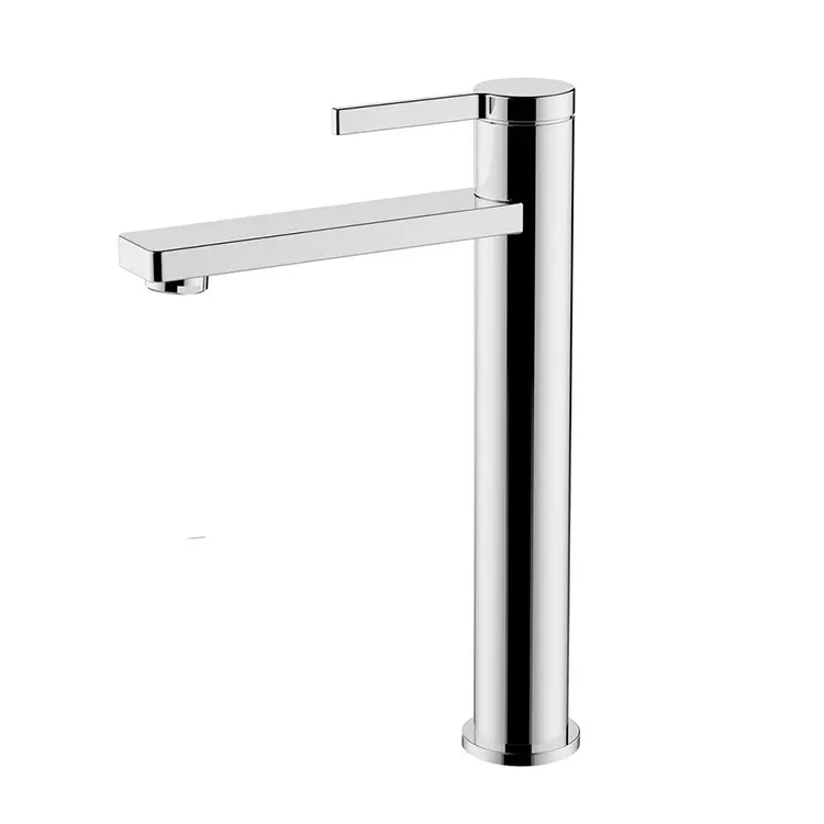 Factory Clearance Brass Deck Mount Design Single Handle Bathroom Basin Faucet