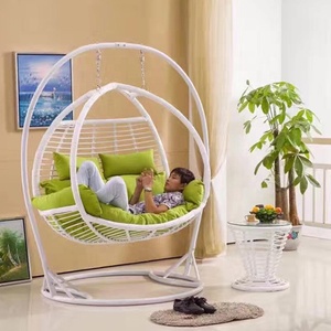 2 plazas con forma de huevo silla de mimbre pación cambios precio interior Swing cama - Product Image 3