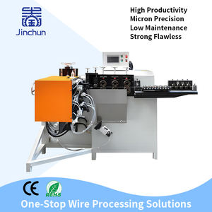 Máquina de Fabricación Eficiente para Formar y Soldar Anillos de 4-10 mm, Proceso de Corte Hidráulico con Alimentación Automática por Servo - Product Image 1