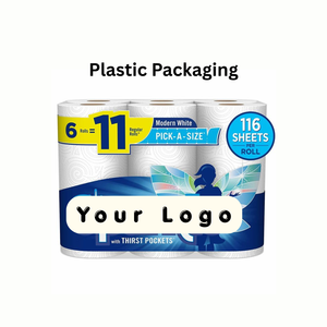 High Strength Eco Friendly Durable PE Plastic Packaging for Toilet Paper Tissue Paper Paper Roll Packaging Supplier - Product Image 1