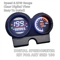 Kit Spedometer Digital Tachometer Meter Motor Plastik Baru Baisheng untuk AKT 150 NKD 150
