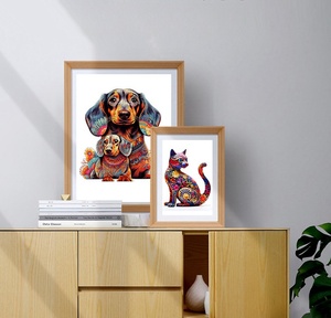 Vendita calda animali in legno Puzzle 3D forma unica cane in legno Puzzle miglior regalo per adulti e bambini - Product Image 6