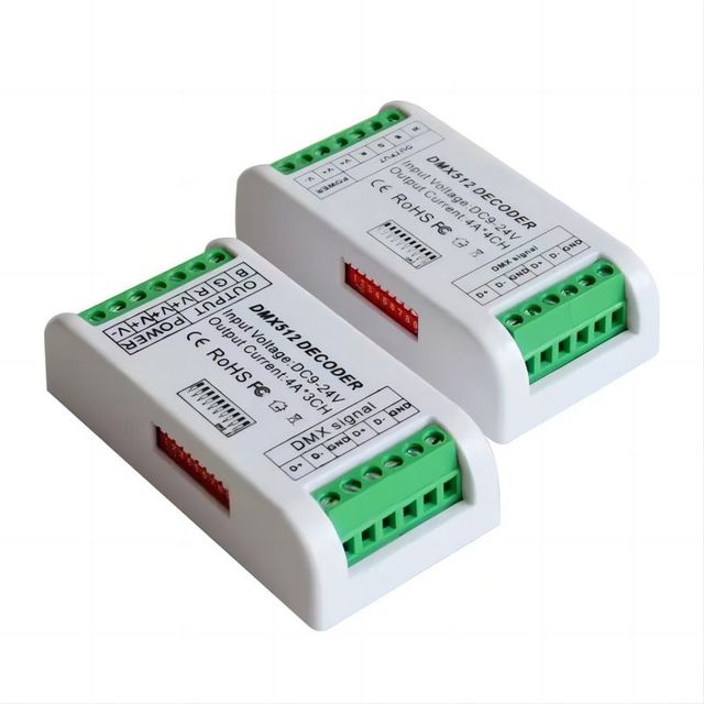 High quality led dmx 512 decoder DMX 3CH or 4CH Controller