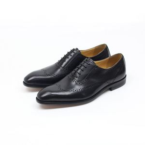 Chaussures Oxford de bureau pour hommes en cuir véritable de qualité supérieure, neuves - Product Image 3